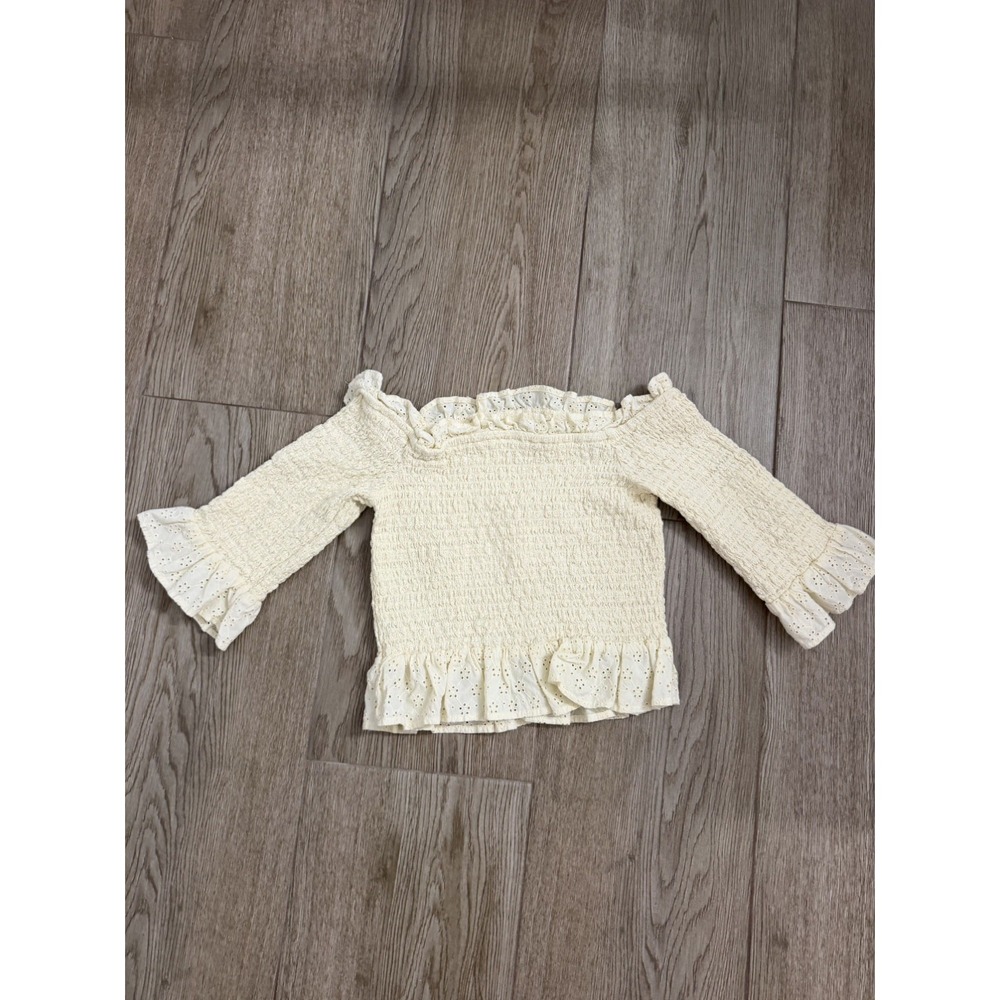 American Eagle Outfitters Womens Medium Smocked Crop Top